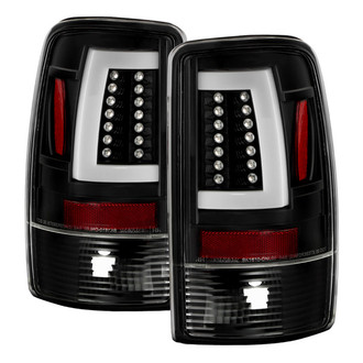 Spyder® - Driver and Passenger Side Black Fiber Optic LED Tail Lights