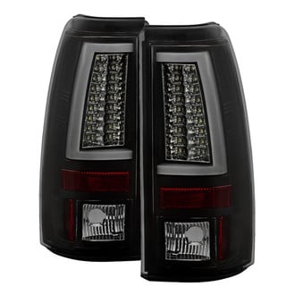 Spyder® - Driver and Passenger Side Black/Smoke Fiber Optic LED Tail Lights
