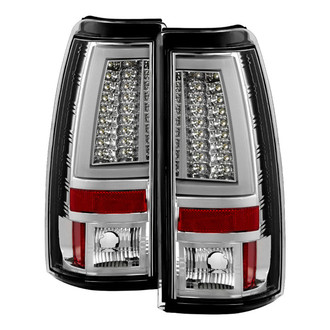 Spyder® - Driver and Passenger Side Chrome Fiber Optic LED Tail Lights