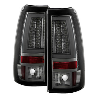 Spyder® - Driver and Passenger Side Chrome/Smoke Fiber Optic LED Tail Lights