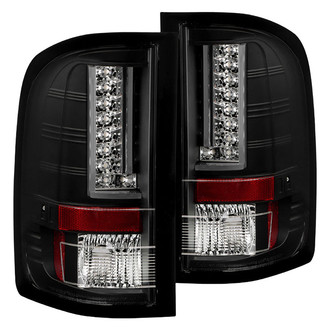 Spyder® - Driver and Passenger Side Black Fiber Optic LED Tail Lights