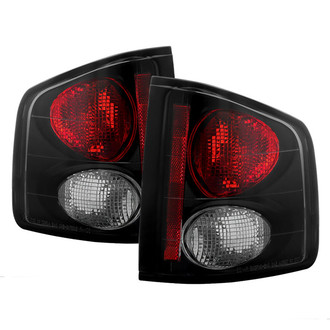Spyder® - Driver and Passenger Side Black Red/Smoke Euro Tail Lights