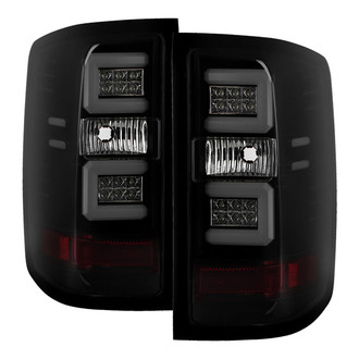 Spyder® - Driver and Passenger Side Black/Smoke Fiber Optic LED Tail Lights