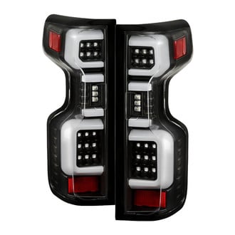 Spyder® - Driver and Passenger Side Black Fiber Optic LED Tail Lights