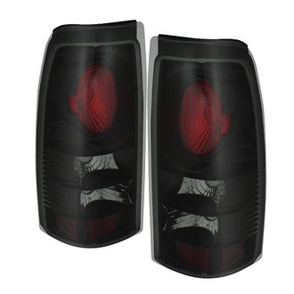 Spyder® - Driver and Passenger Side Black Red/Smoke Euro Tail Lights