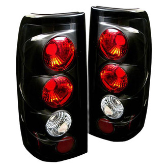 Spyder® - Driver and Passenger Side Black/Red Euro Tail Lights