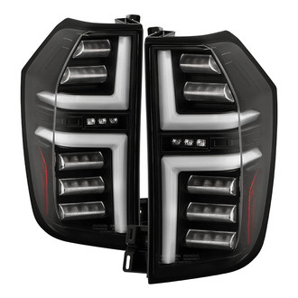 Spyder® - Driver and Passenger Side Black Fiber Optic LED Tail Lights