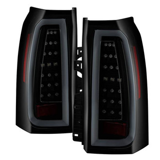 Spyder® - Driver and Passenger Side Black/Smoke Fiber Optic LED Tail Lights