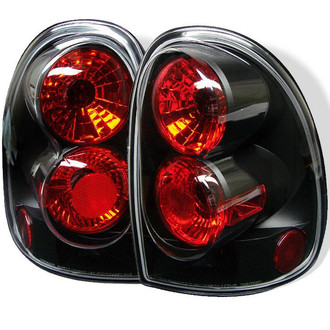 Spyder® - Driver and Passenger Side Black/Red Euro Tail Lights
