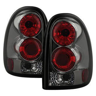 Spyder® - Driver and Passenger Side Black Red/Smoke Euro Tail Lights