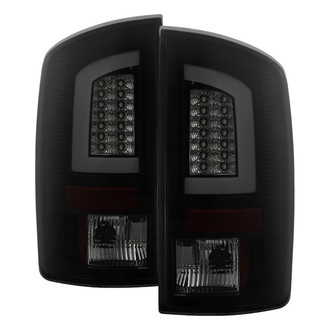 Spyder® - Driver and Passenger Side Black/Smoke Fiber Optic LED Tail Lights