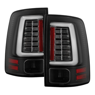 Spyder® - Driver and Passenger Side Black Fiber Optic LED Tail Lights