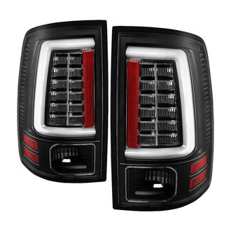 Spyder® - Driver and Passenger Side Black Fiber Optic LED Tail Lights