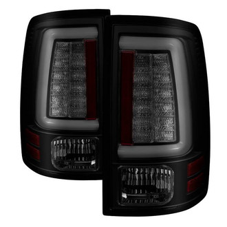 Spyder® - Driver and Passenger Side Black/Smoke Fiber Optic LED Tail Lights