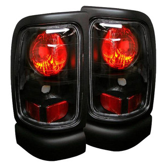 Spyder® - Driver and Passenger Side Black/Red Euro Tail Lights