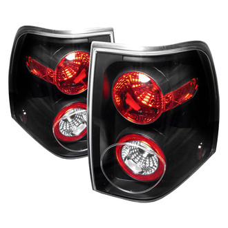 Spyder® - Driver and Passenger Side Black/Red Euro Tail Lights