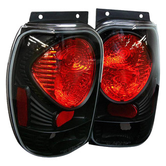 Spyder® - Driver and Passenger Side Black/Red Euro Tail Lights