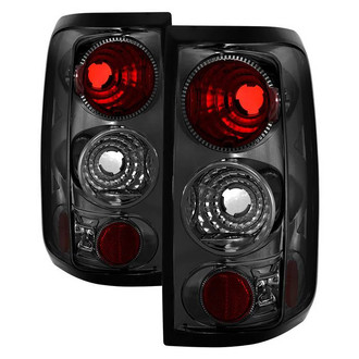 Spyder® - Driver and Passenger Side Black Red/Smoke Euro Tail Lights