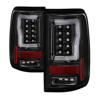 Spyder® - Driver and Passenger Side Black Fiber Optic LED Tail Lights