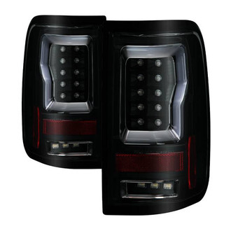 Spyder® - Driver and Passenger Side Black/Smoke Fiber Optic LED Tail Lights