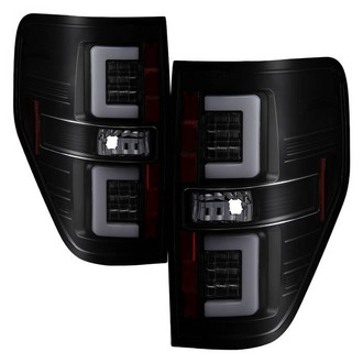 Spyder® - Driver and Passenger Side Black/Smoke Fiber Optic LED Tail Lights