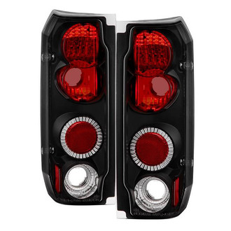 Spyder® - Driver and Passenger Side Black/Red Euro Tail Lights