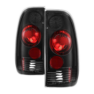 Spyder® - Driver and Passenger Side Black/Red Euro Tail Lights