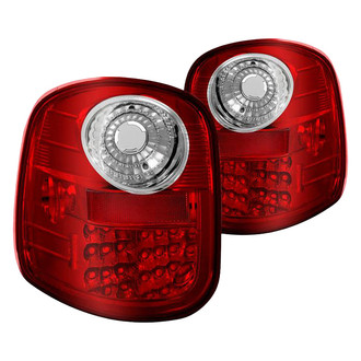 Spyder® - Driver and Passenger Side Chrome/Red LED Tail Lights