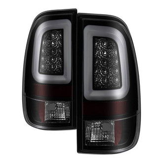 Spyder® - Driver and Passenger Side Black/Smoke Fiber Optic LED Tail Lights