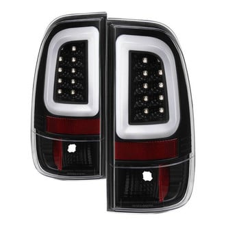 Spyder® - Driver and Passenger Side Black Fiber Optic LED Tail Lights