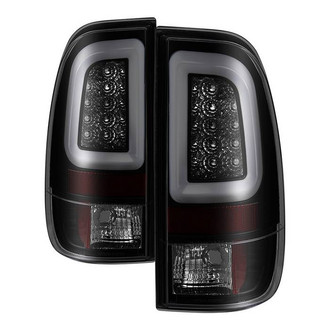 Spyder® - Driver and Passenger Side Black/Smoke Fiber Optic LED Tail Lights