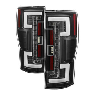 Spyder® - Driver and Passenger Side Black Fiber Optic LED Tail Lights