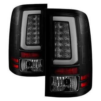 Spyder® - Driver and Passenger Side Black/Smoke Fiber Optic LED Tail Lights