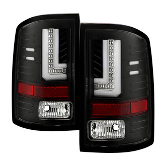 Spyder® - Driver and Passenger Side Black Fiber Optic LED Tail Lights
