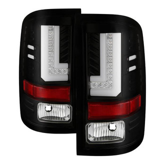 Spyder® - Driver and Passenger Side Black Fiber Optic LED Tail Lights