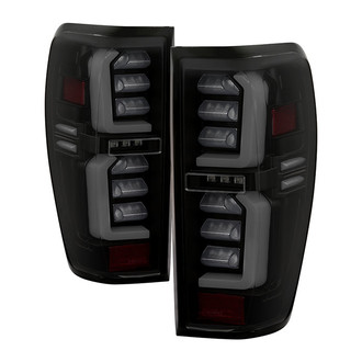 Spyder® - Driver and Passenger Side Black/Smoke Fiber Optic LED Tail Lights