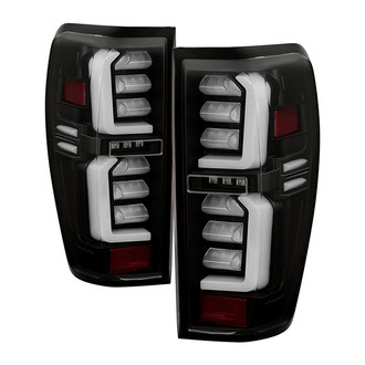 Spyder® - Driver and Passenger Side Black Fiber Optic LED Tail Lights