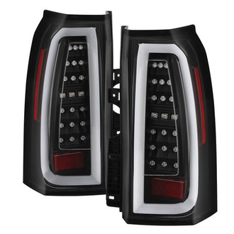 Spyder® - Driver and Passenger Side Black Fiber Optic LED Tail Lights