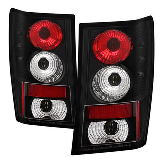 Spyder® - Driver and Passenger Side Black/Red Euro Tail Lights