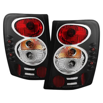 Spyder® - Driver and Passenger Side Black/Red Euro Tail Lights