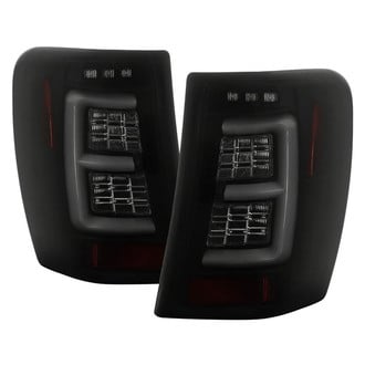 Spyder® - Driver and Passenger Side Black/Smoke Fiber Optic LED Tail Lights