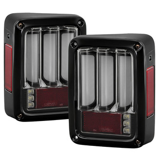 Spyder® - Driver and Passenger Side Black Sequential Fiber Optic LED Tail Lights