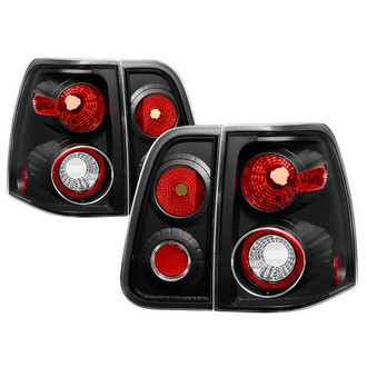 Spyder® - Driver and Passenger Side Black/Red Euro Tail Lights