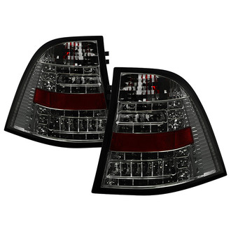 Spyder® - Driver and Passenger Side Black Red/Smoke Fiber Optic LED Tail Lights