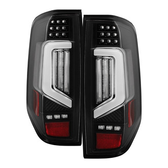 Spyder® - Driver and Passenger Side Black Fiber Optic LED Tail Lights