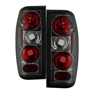 Spyder® - Driver and Passenger Side Chrome Red/Smoke Euro Tail Lights