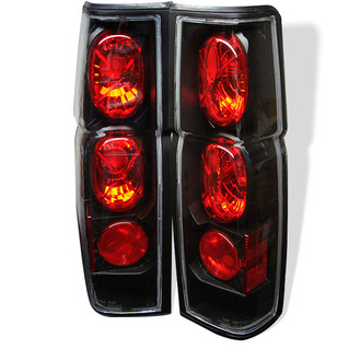 Spyder® - Driver and Passenger Side Black/Red Euro Tail Lights