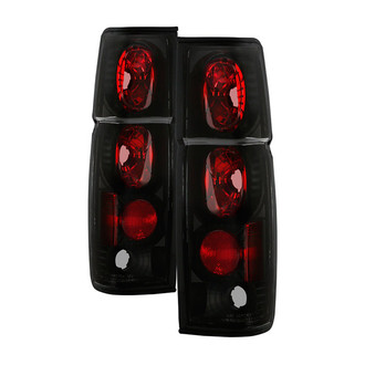 Spyder® - Driver and Passenger Side Black Red/Smoke Euro Tail Lights