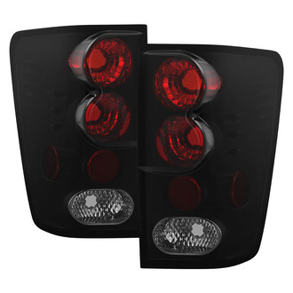 Spyder® ALT-YD-NTI04-BSM - Driver and Passenger Side Black Red/Smoke Euro Tail Lights