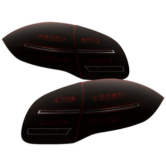 Spyder® - Driver and Passenger Side Red/Smoke Sequential Fiber Optic LED Tail Lights